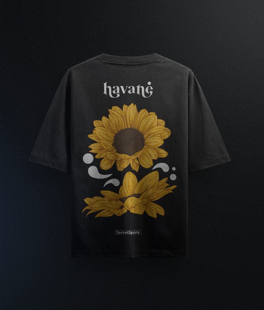 TSHIRT HAVANE - SUNFLOWER